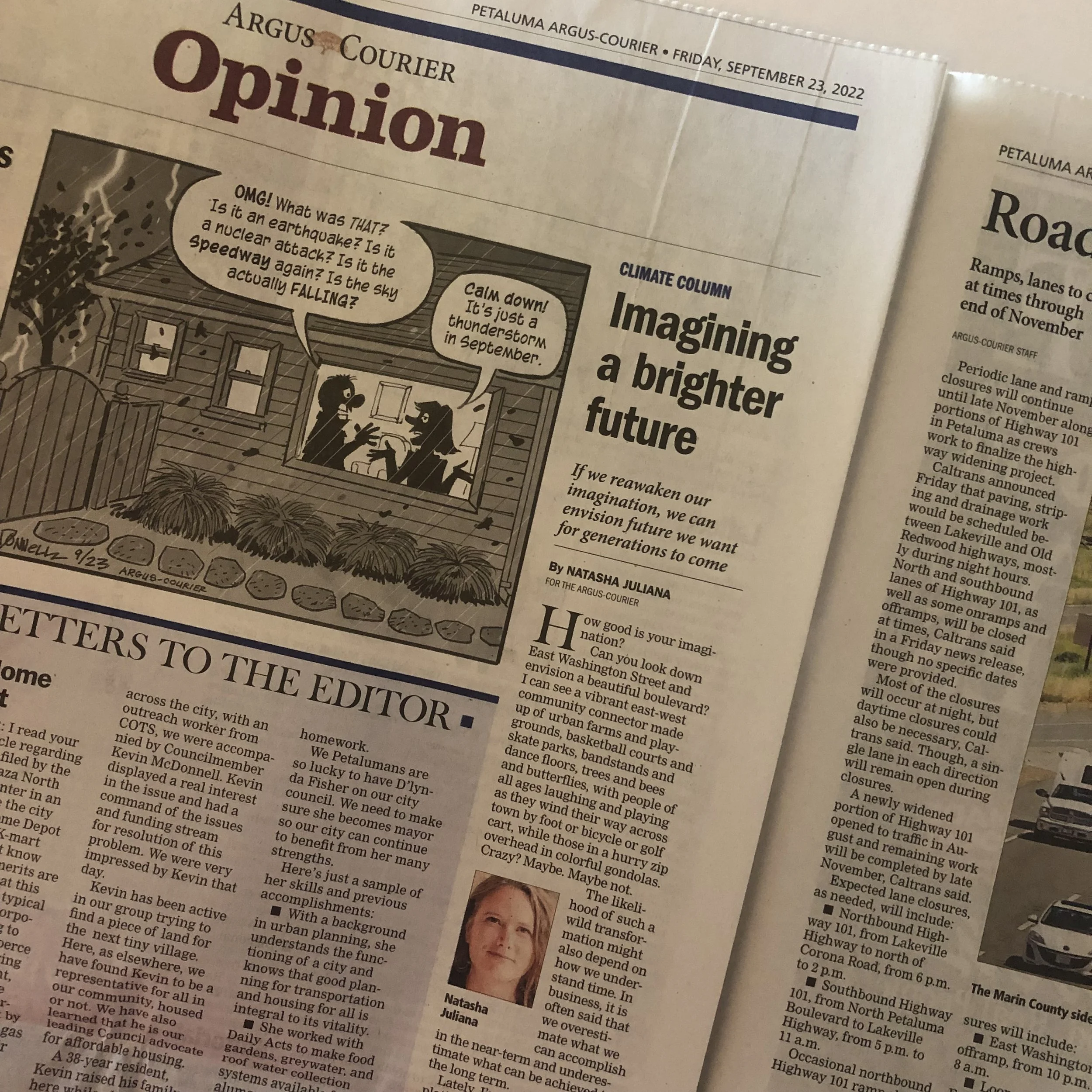 Climate Column: Imagining a Brighter Future