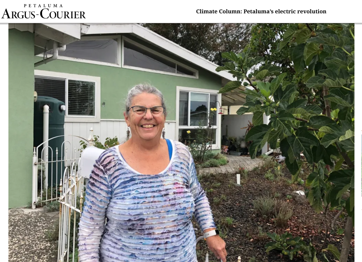 Climate Column: Petaluma’s Electric Revolution