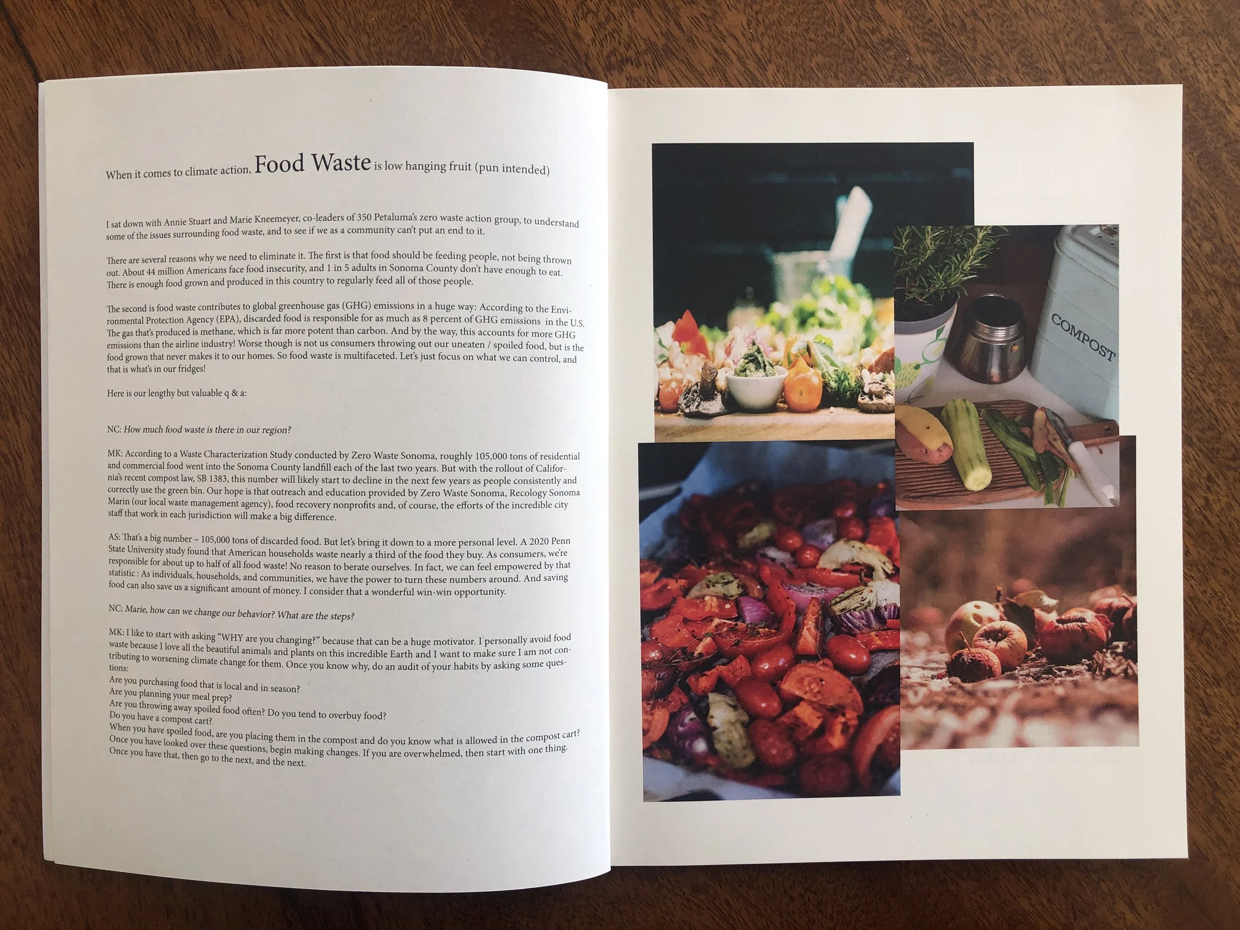Food Waste: By Noami Crawford with Annie Stuart and Marie Kneemeyer