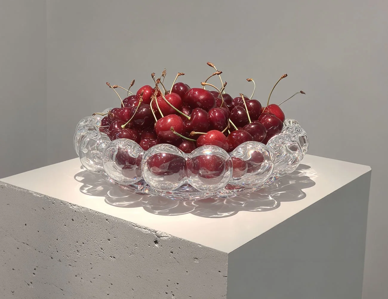 Glass Bubble Bowl