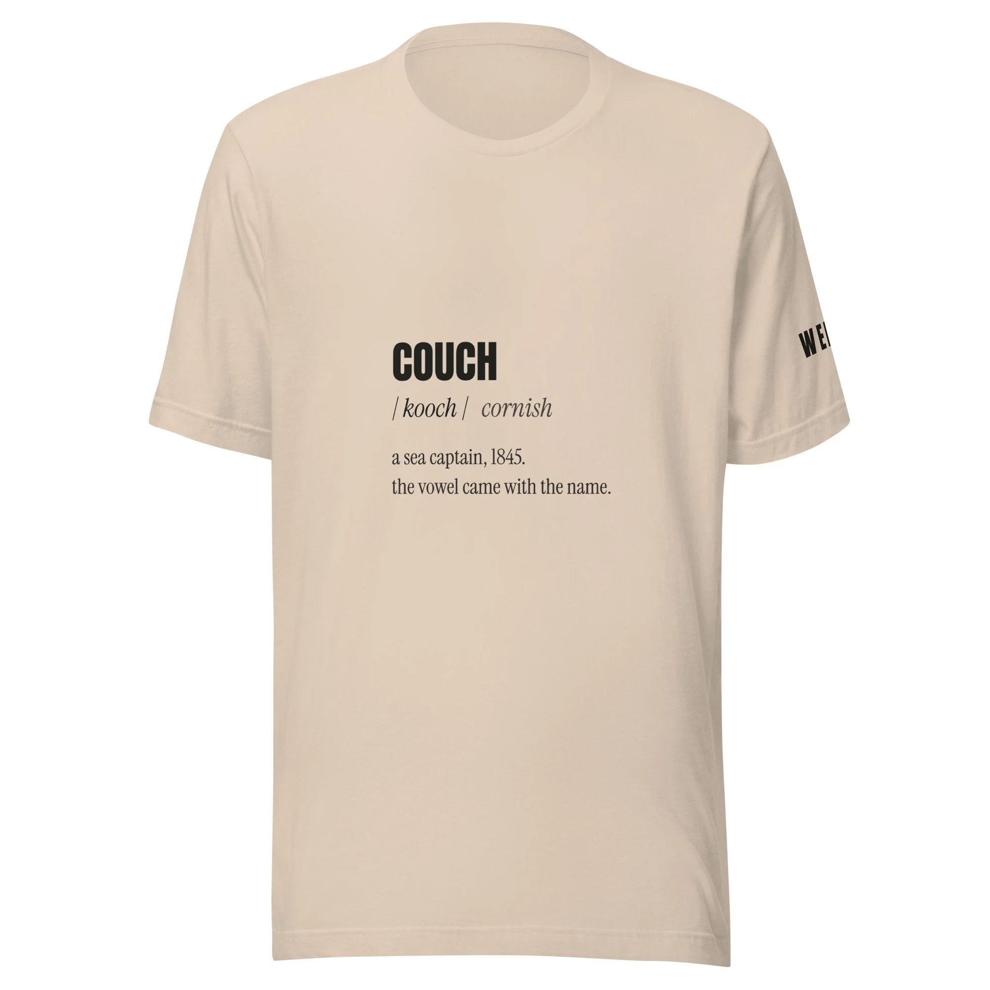 Couch Tee, Etymology