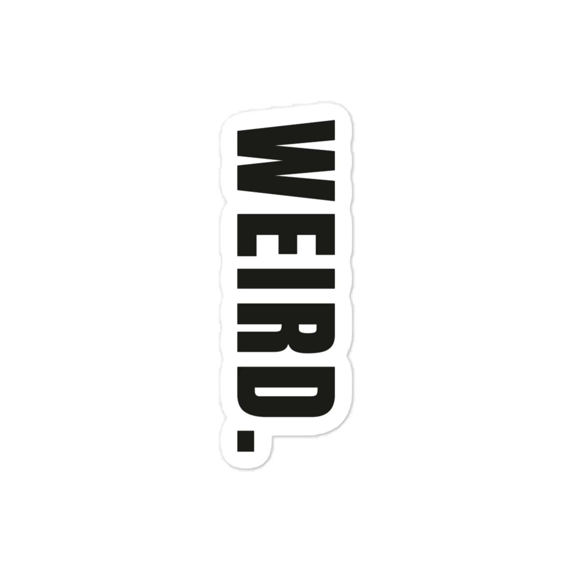 Wordmark Decal, front view