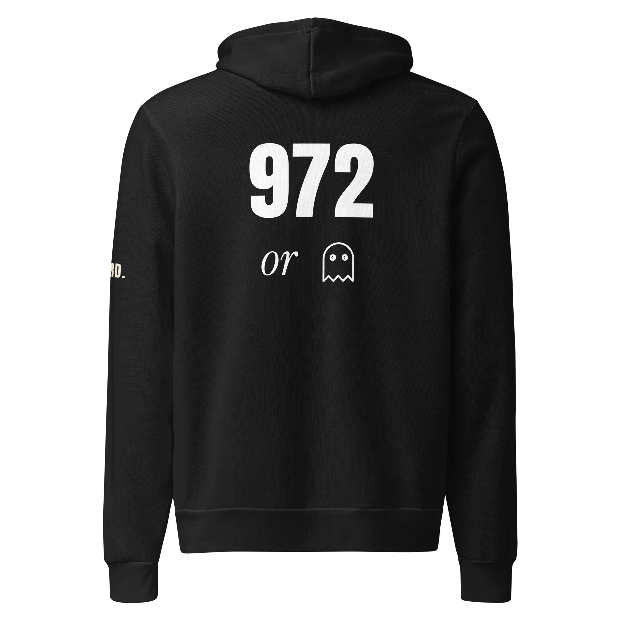 972 or Ghost Hoodie, Stacked (Printed)