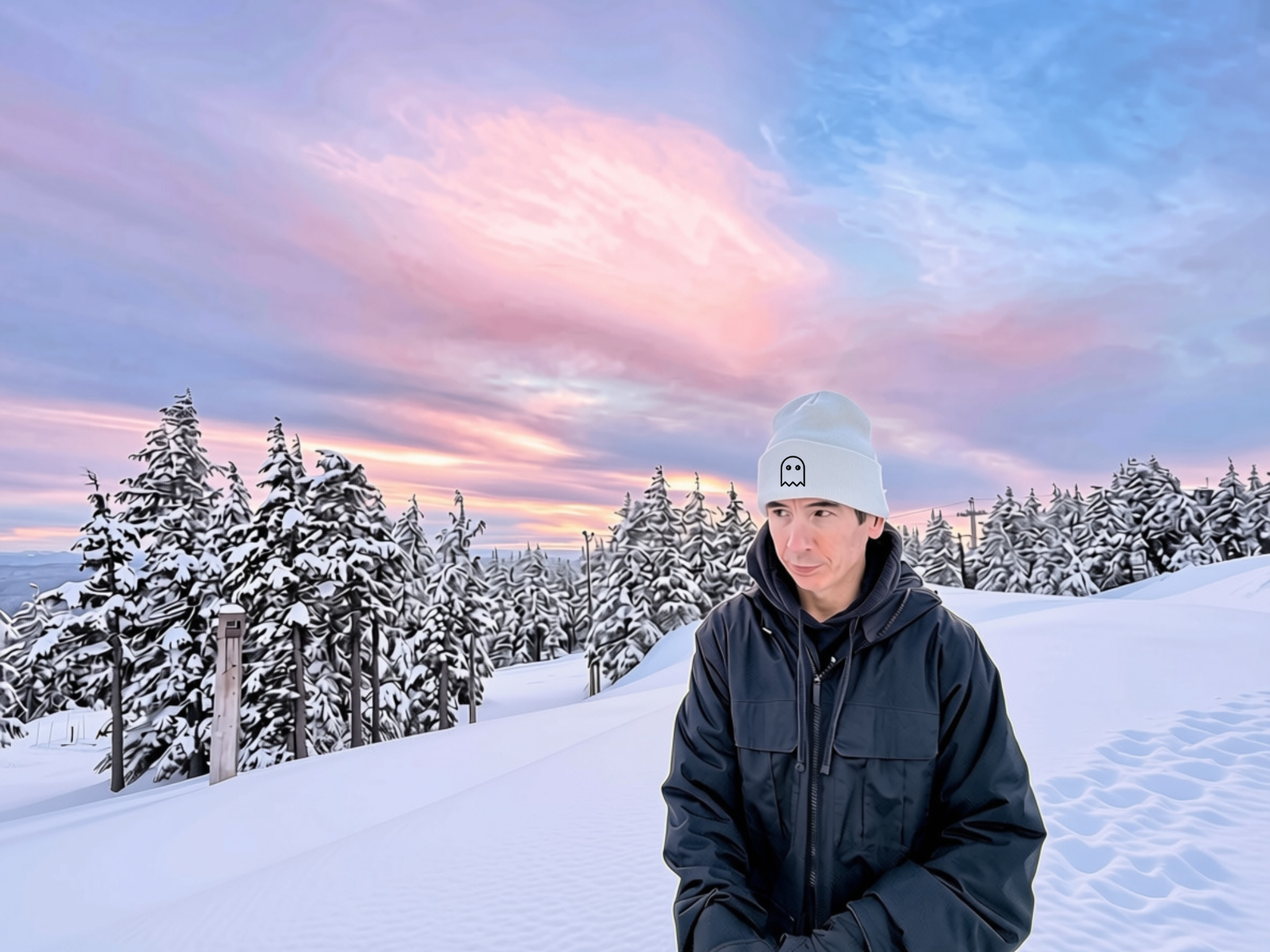 WEIRD. Mt Hood_Beanie in White.png
