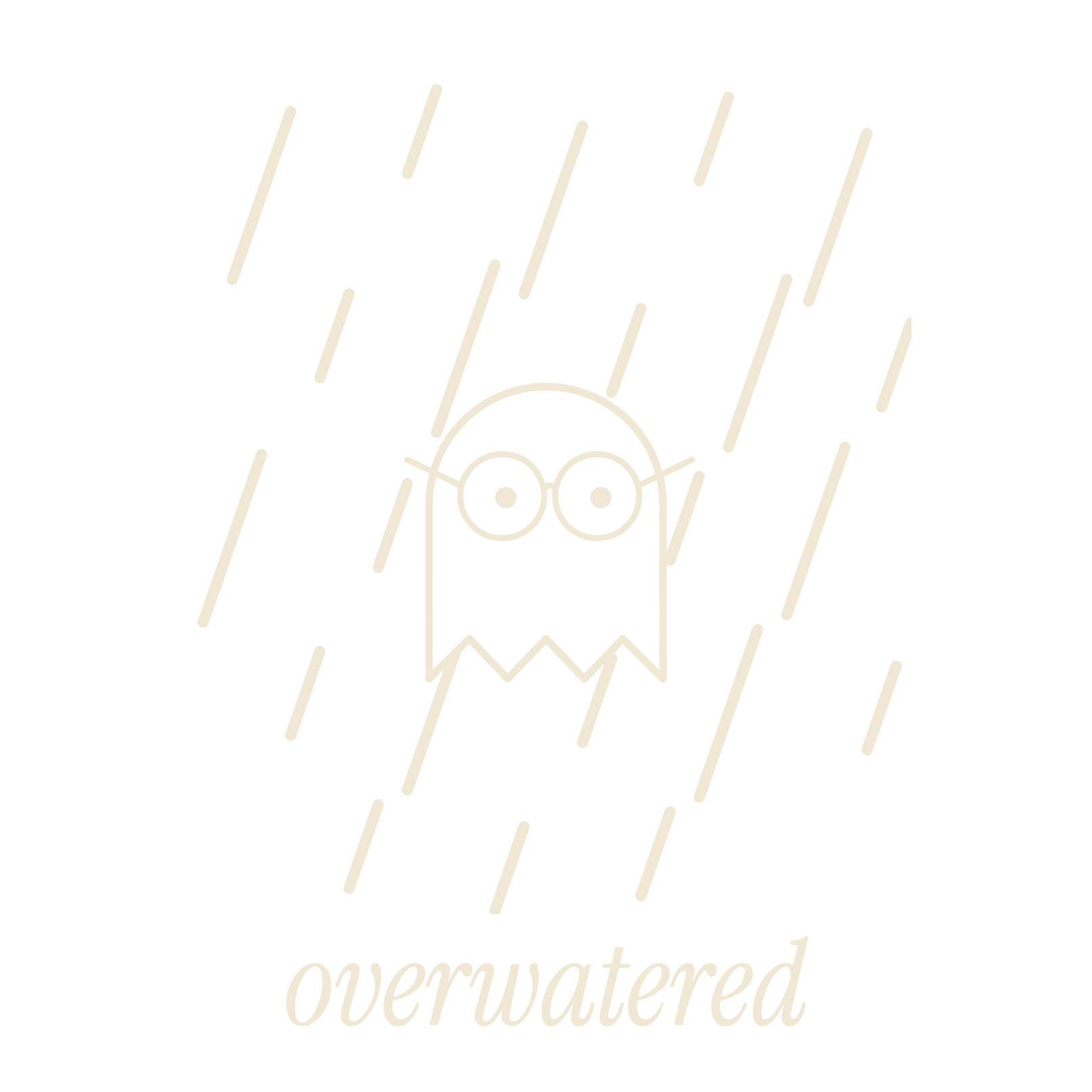 WEIRD. Nerd Ghost in Rain_overwatered