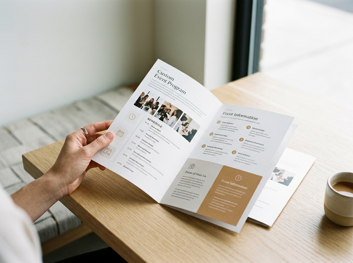 Custom Event Program & Brochure Design