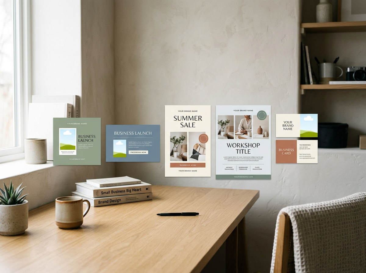 Professional Canva Template Package for Small Business Owners