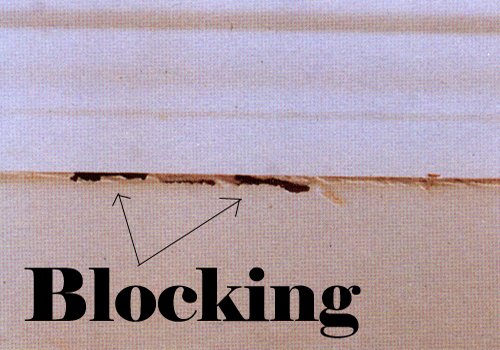 chipping edges