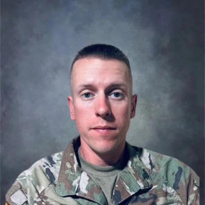 Steven hayes in fatigues