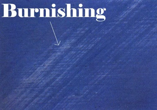 burnishing blue