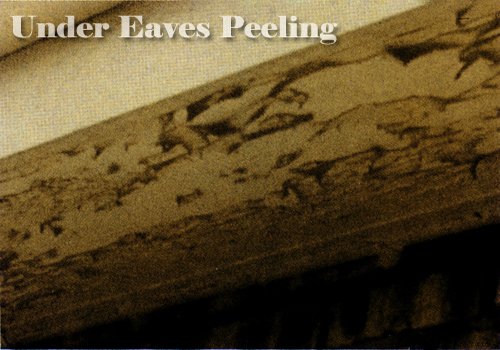 under eaves peeling