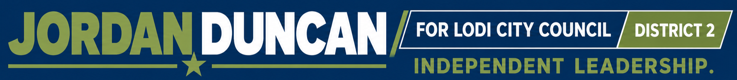 Jordan Duncan for Lodi City Council 