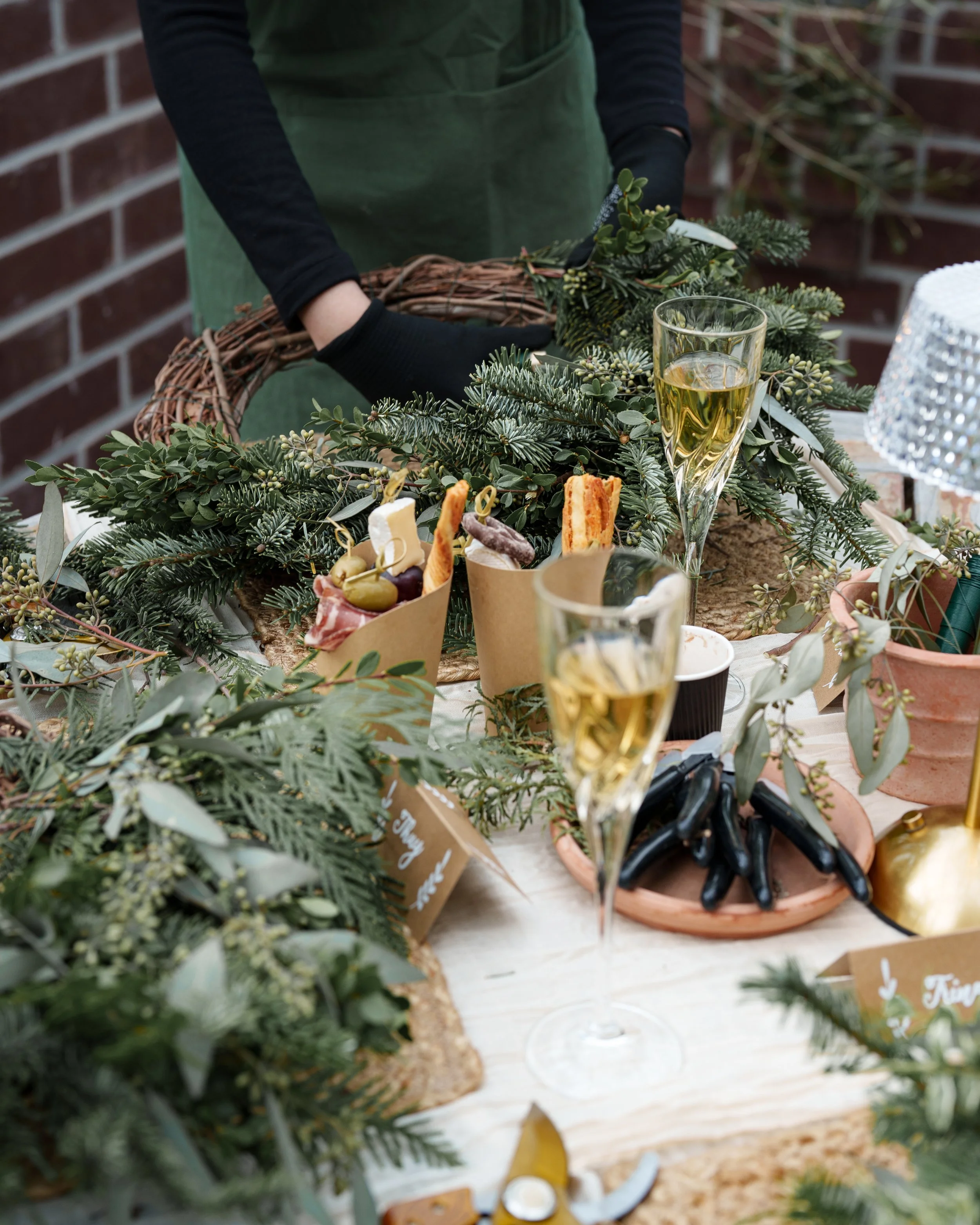 Wreaths in The Sunday Garden Greenhouse
