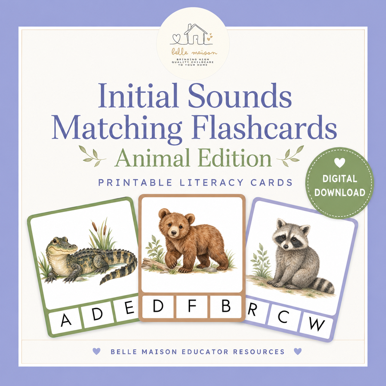 Initial Sounds Matching Flashcards