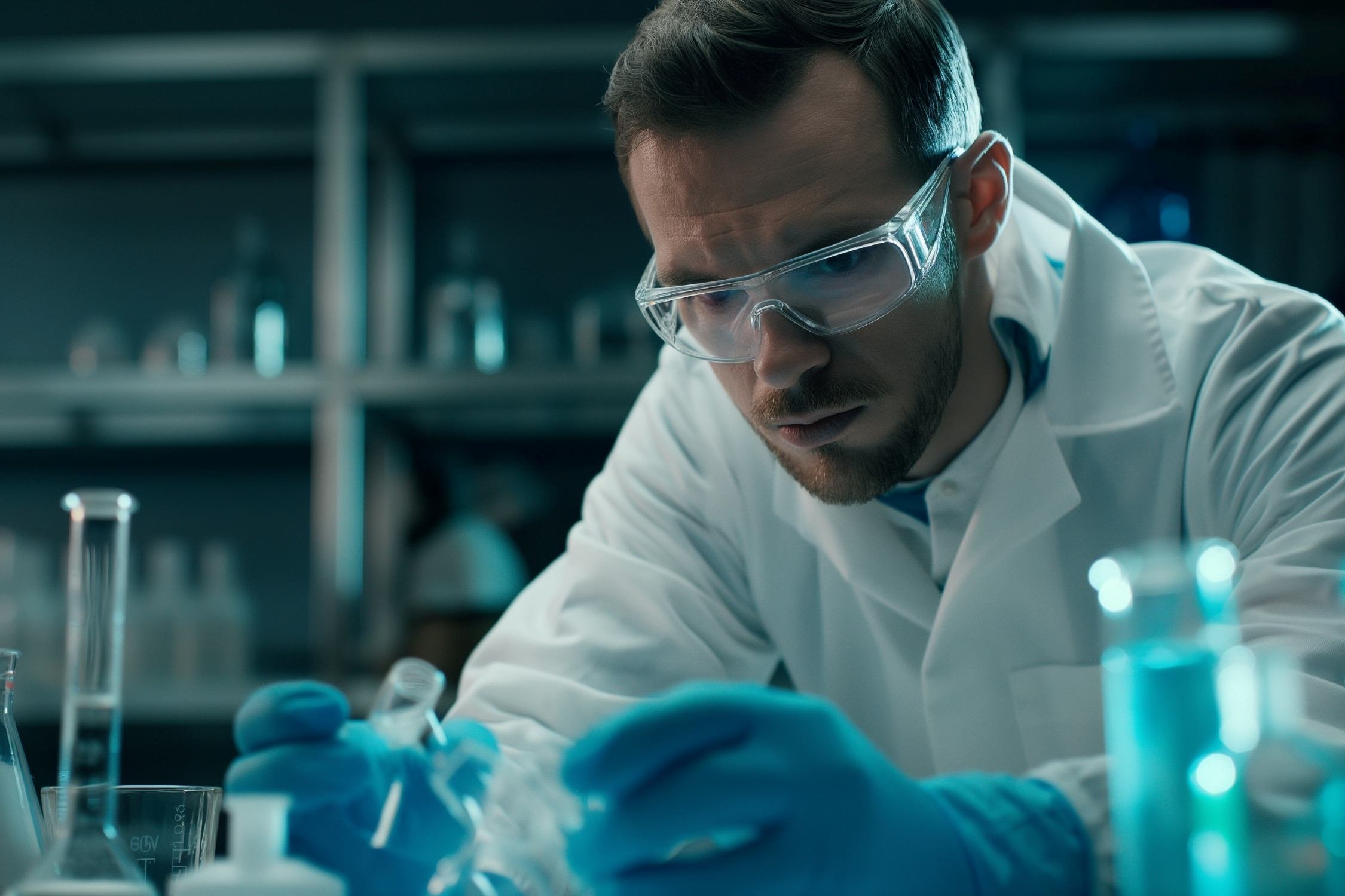 Laboratory development and testing of custom industrial chemical formulations