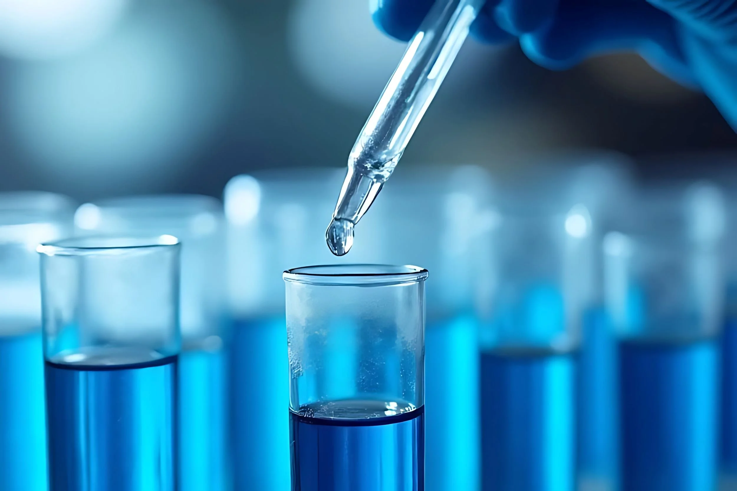 Laboratory testing and development of custom chemical formulations for industrial applications
