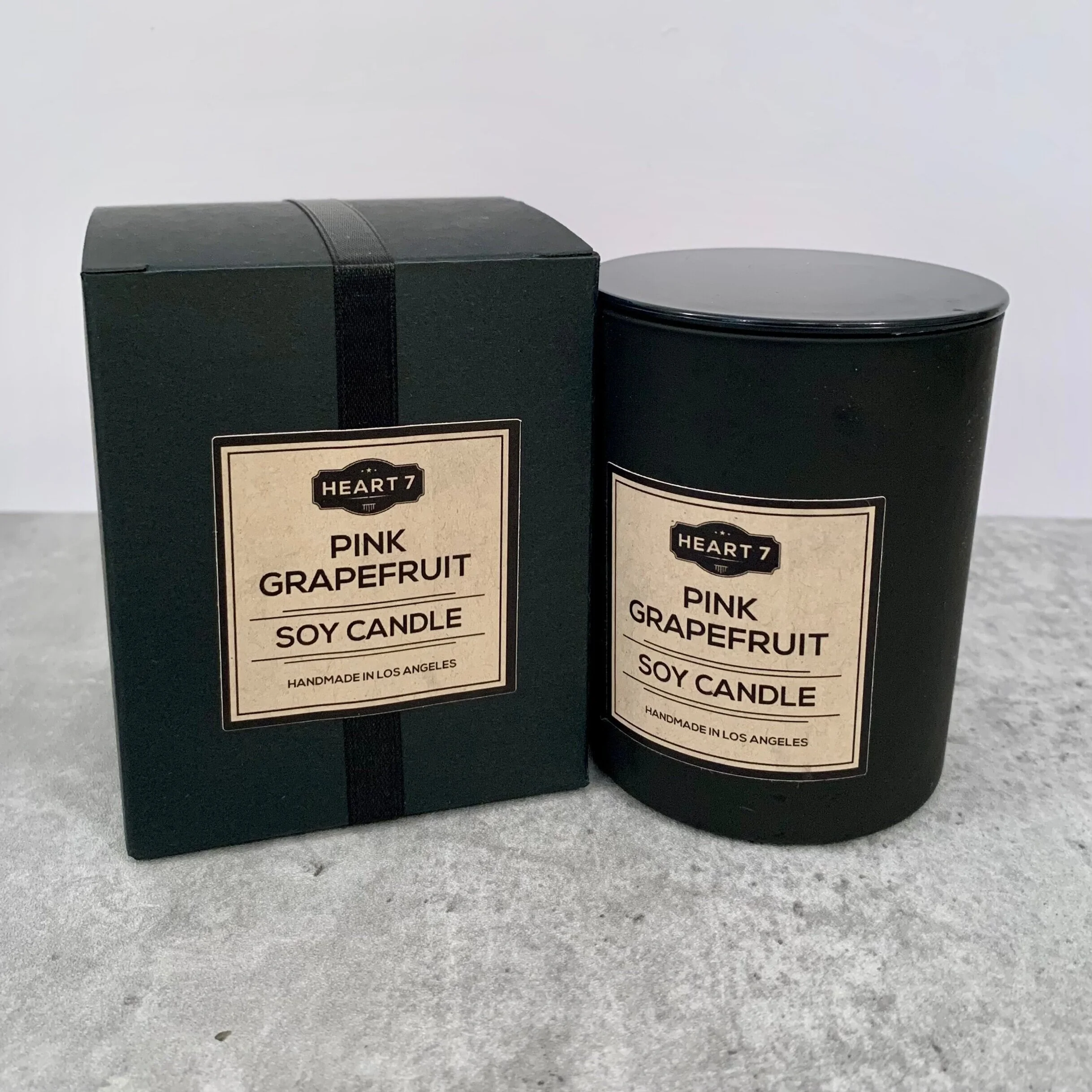 Heart7 - Pink Grapefruit Soy Candle