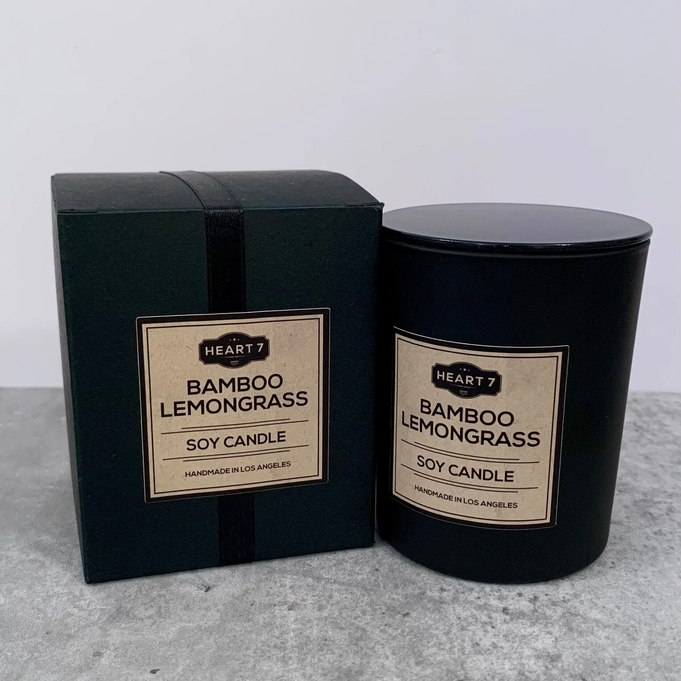 Heart7 - Bamboo Lemongrass Soy Candle