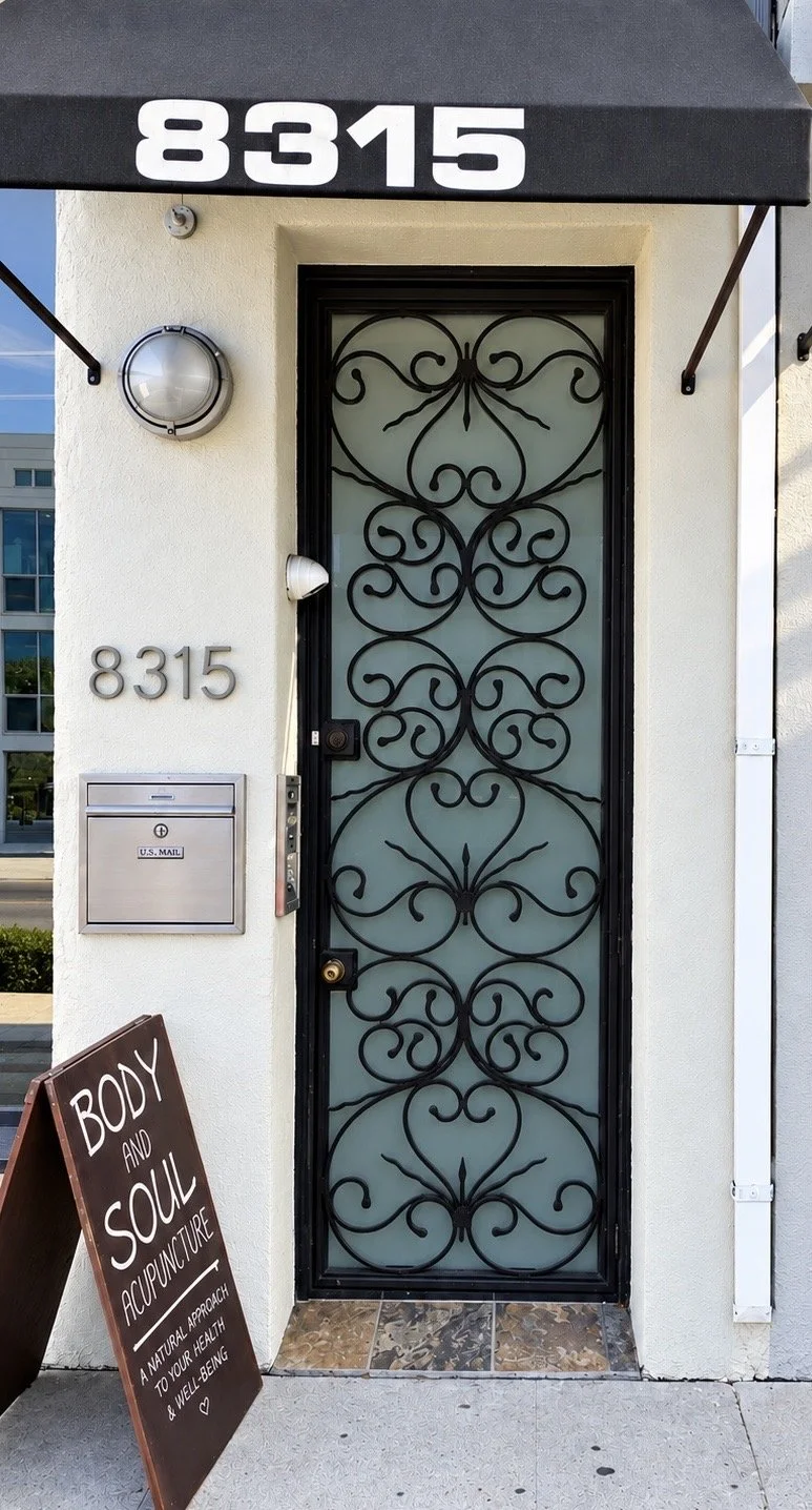 The entrance to Body and Soul Acupuncture