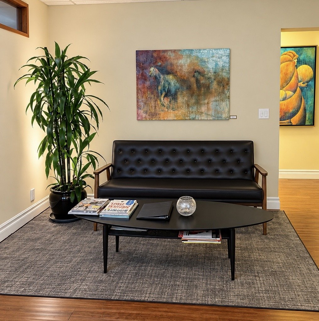 The studio waiting room