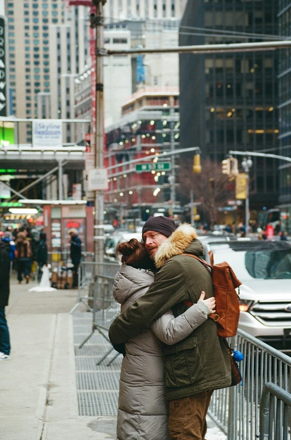 Times Square Embrace
