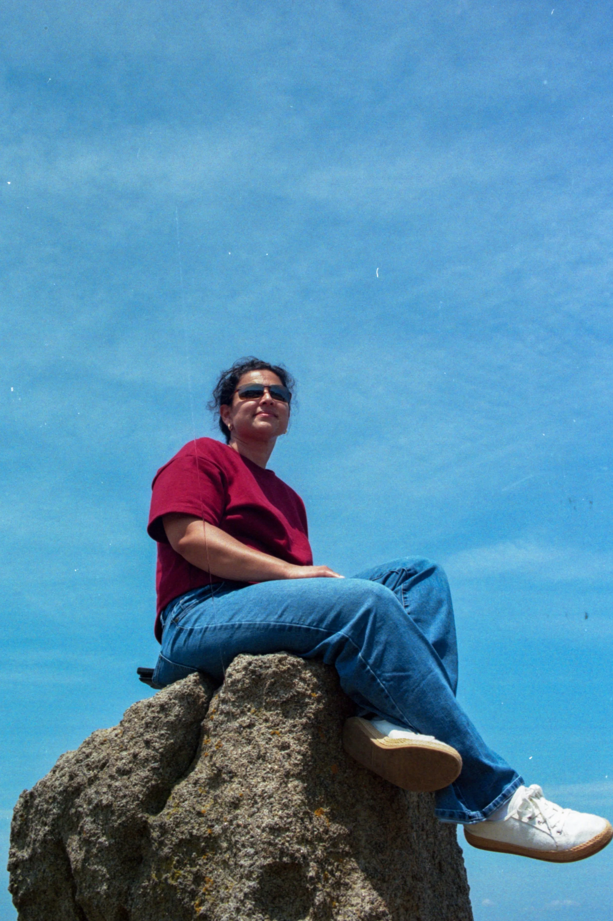 Woman on Rock