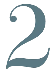 Number 2 in blue.