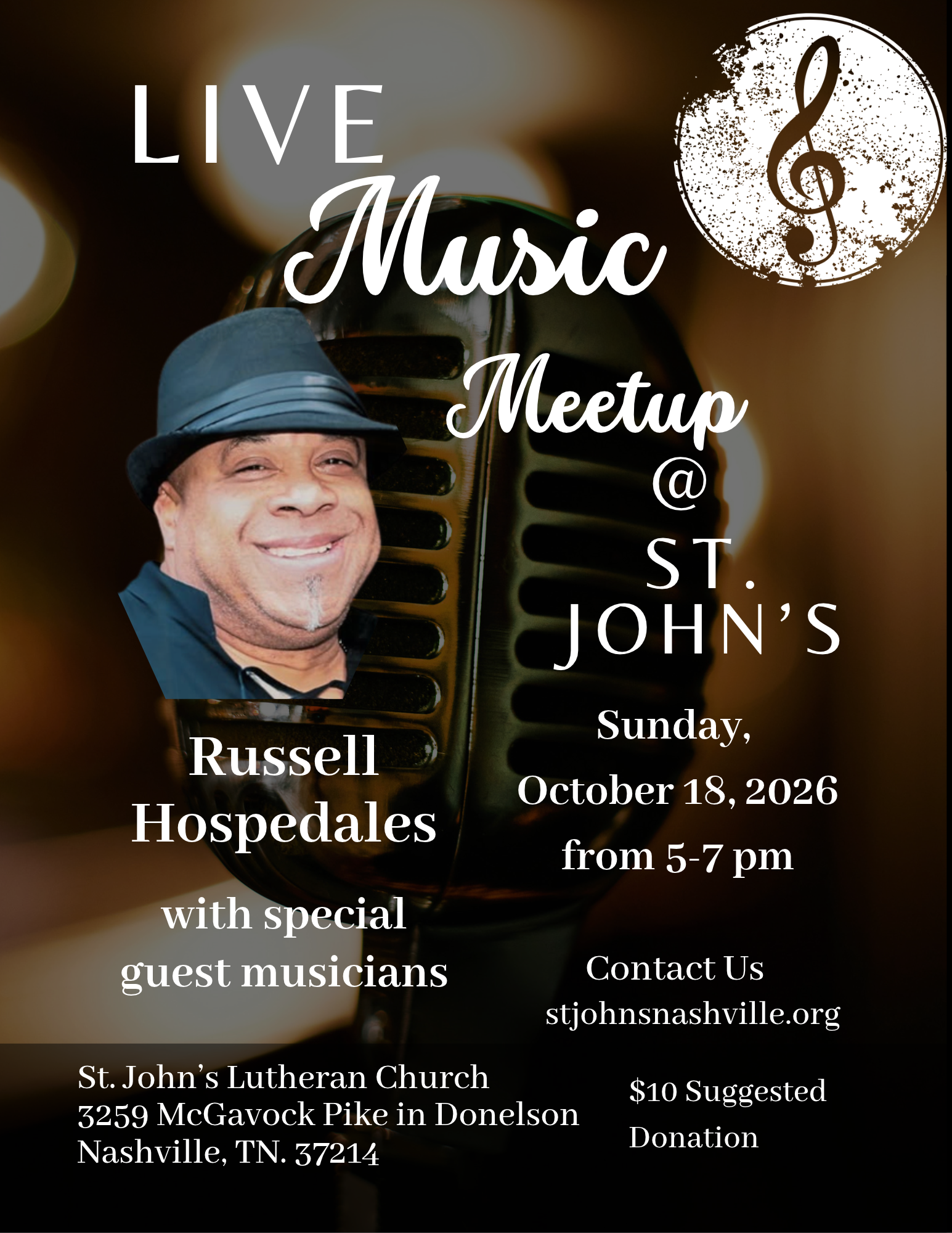 Live Music Meetup October 18th