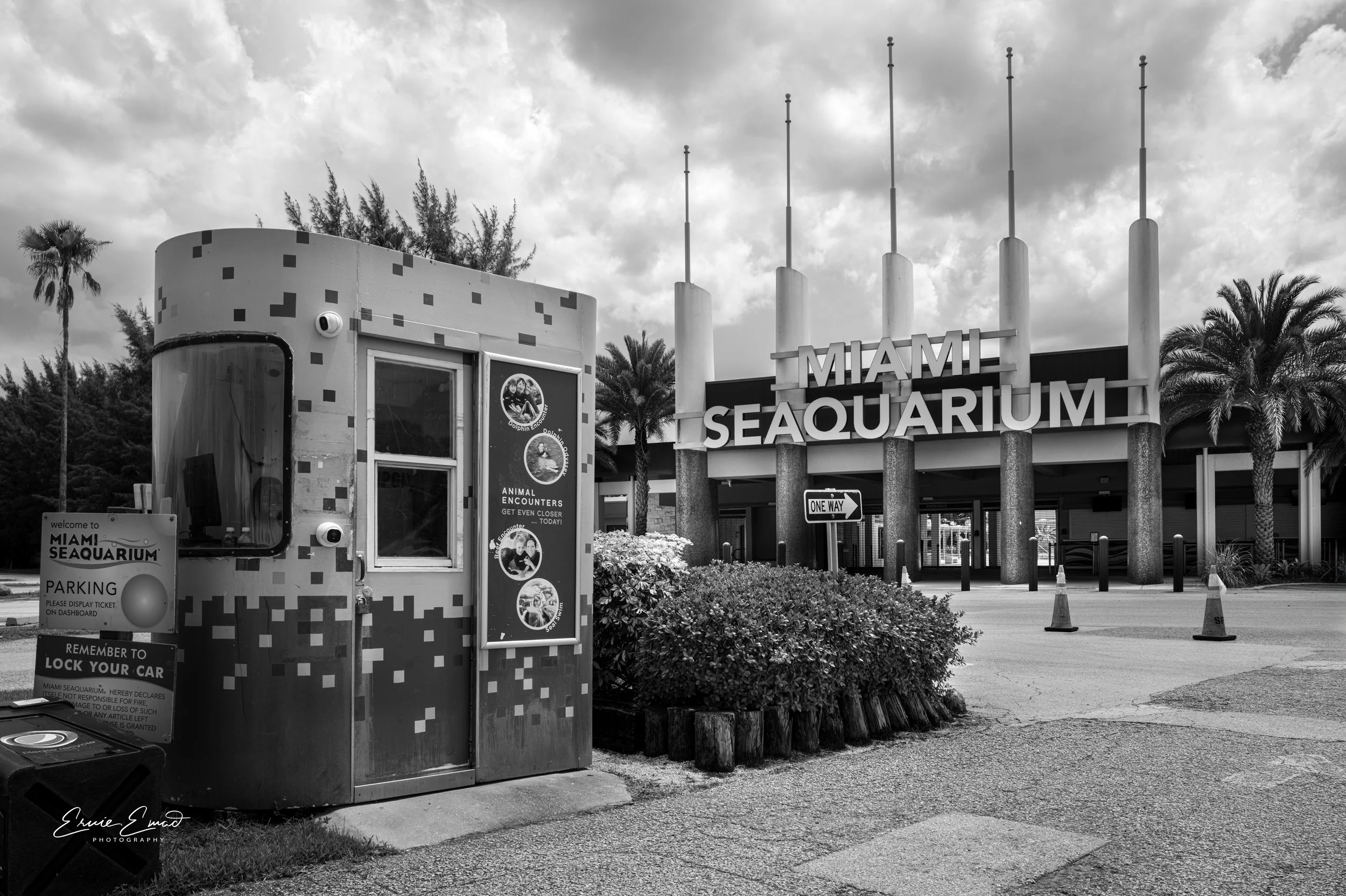 The Ticket Booth parking at Miami  at Miami Seaquarium on Virginia Key will be torn down to make room for you guessed it high-rises and marina, restaurants bars and entertainment on the Bayfront