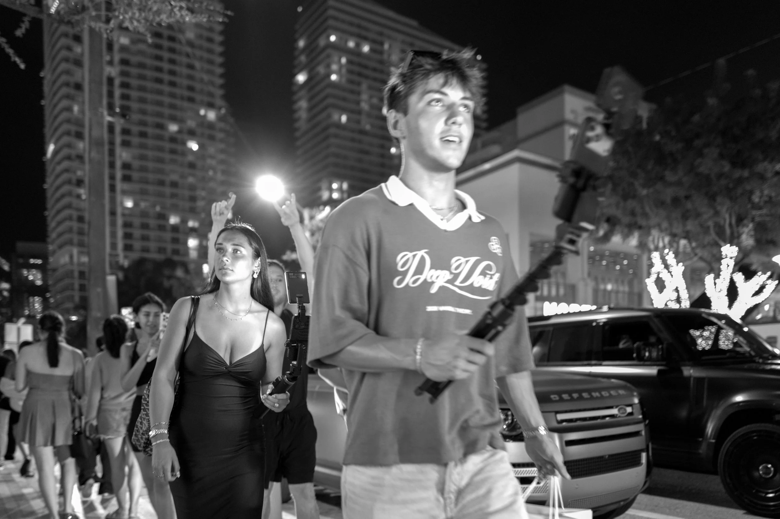 I'm doing it. You're doing it. Everyone is streaming in Brickell even the guy in thick wants to get in the action.