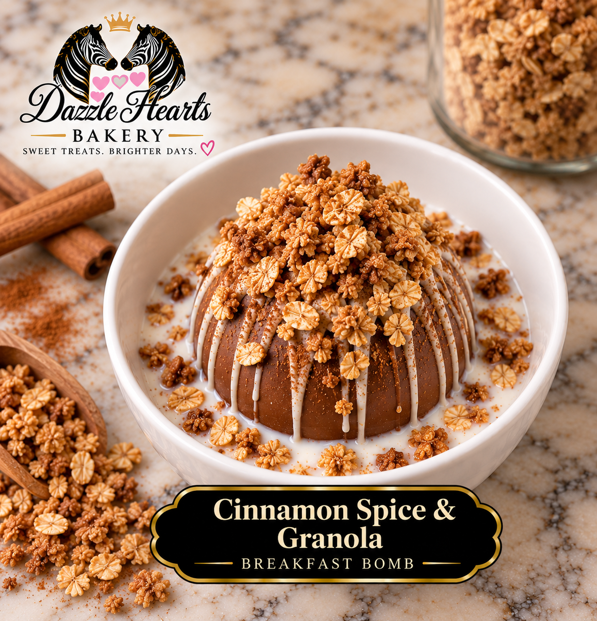 BREAKFAST BOMB - Cinnamon Spice & Granola