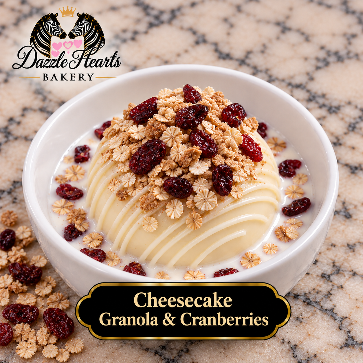 BREAKFAST BOMB - Cheesecake Granola & Cranberries