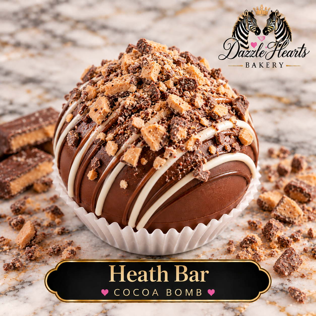 COCOA BOMB - Heath Bar