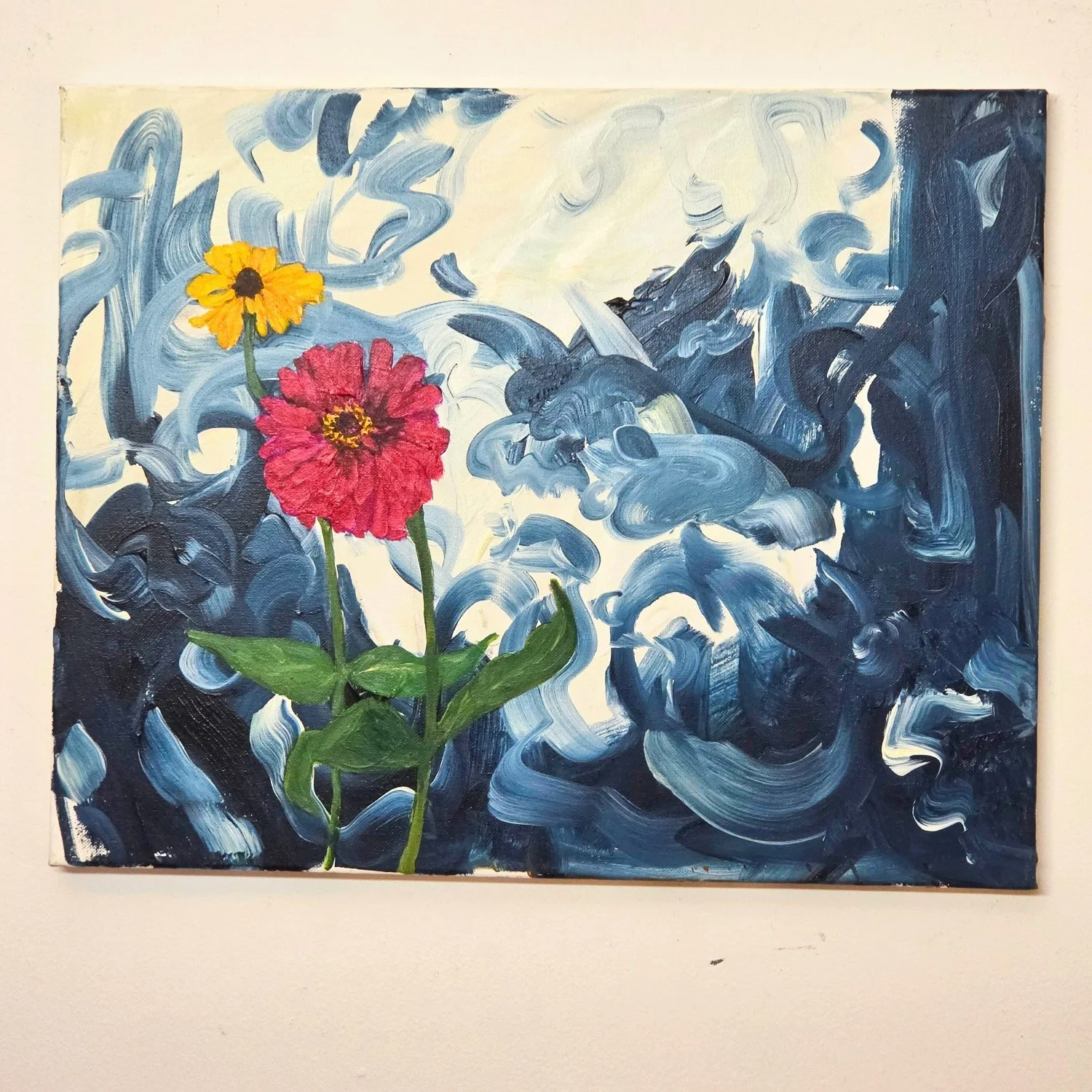 Flowers on the March
24" x 16"