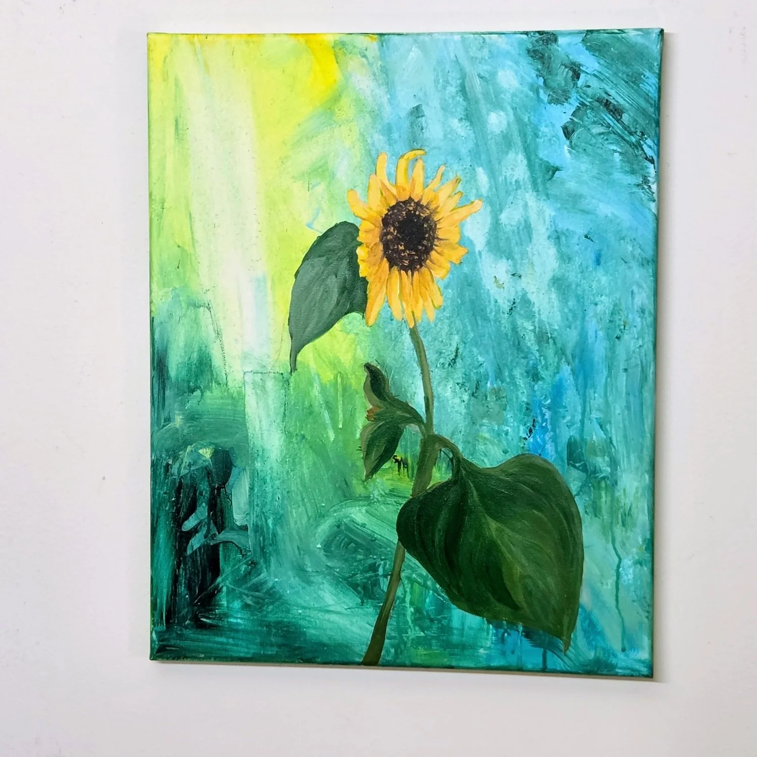 
sunflower in the Limelight
24" x 16"