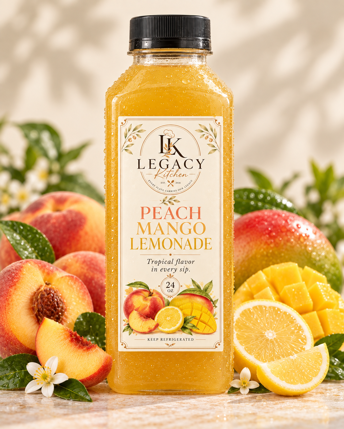 Peach Mango Lemonade