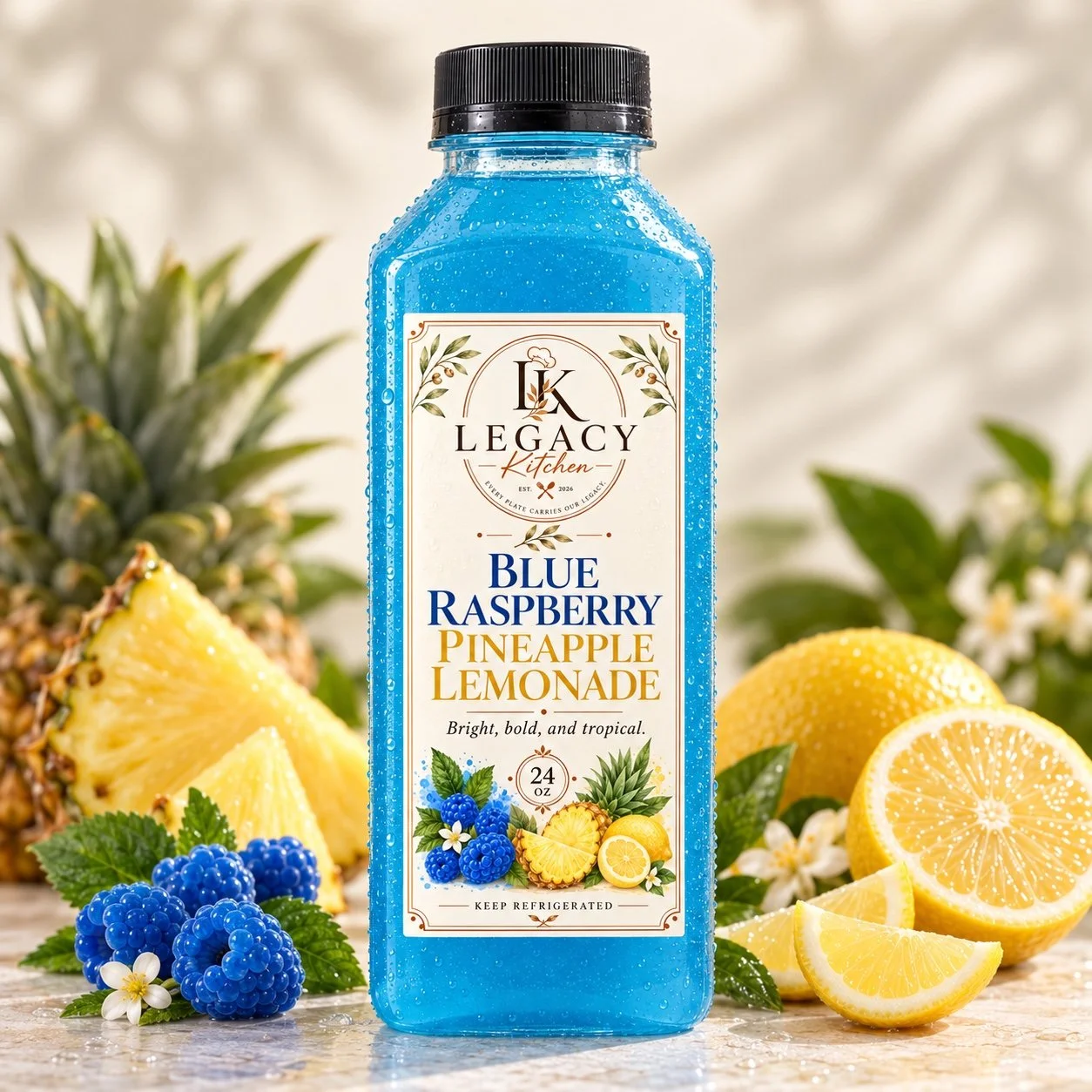 Blue Raspberry Pineapple Lemonade