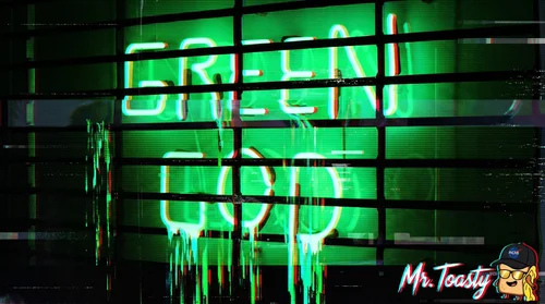 Green Neon Sign