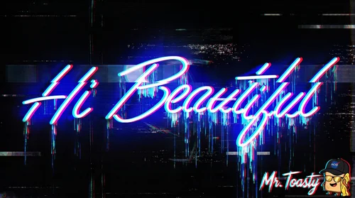 Hi Beautiful (Neon)