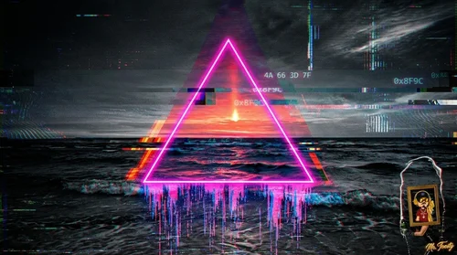 Neon Pyramid