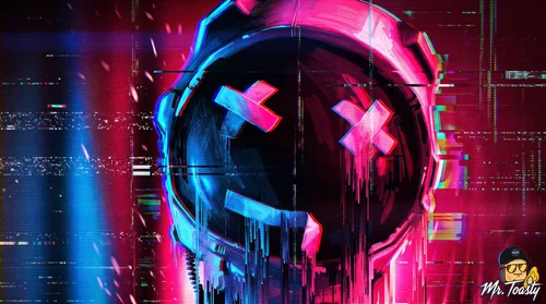 Neon X-Eyes Helmet