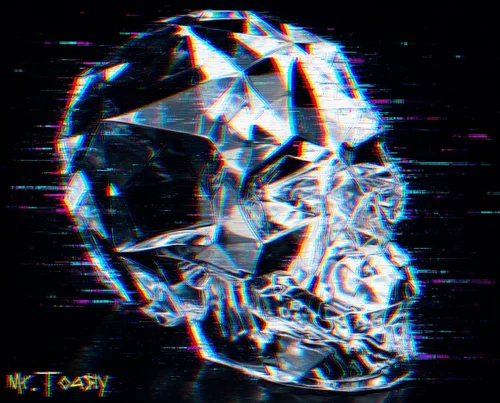 Ice Crystal Skull