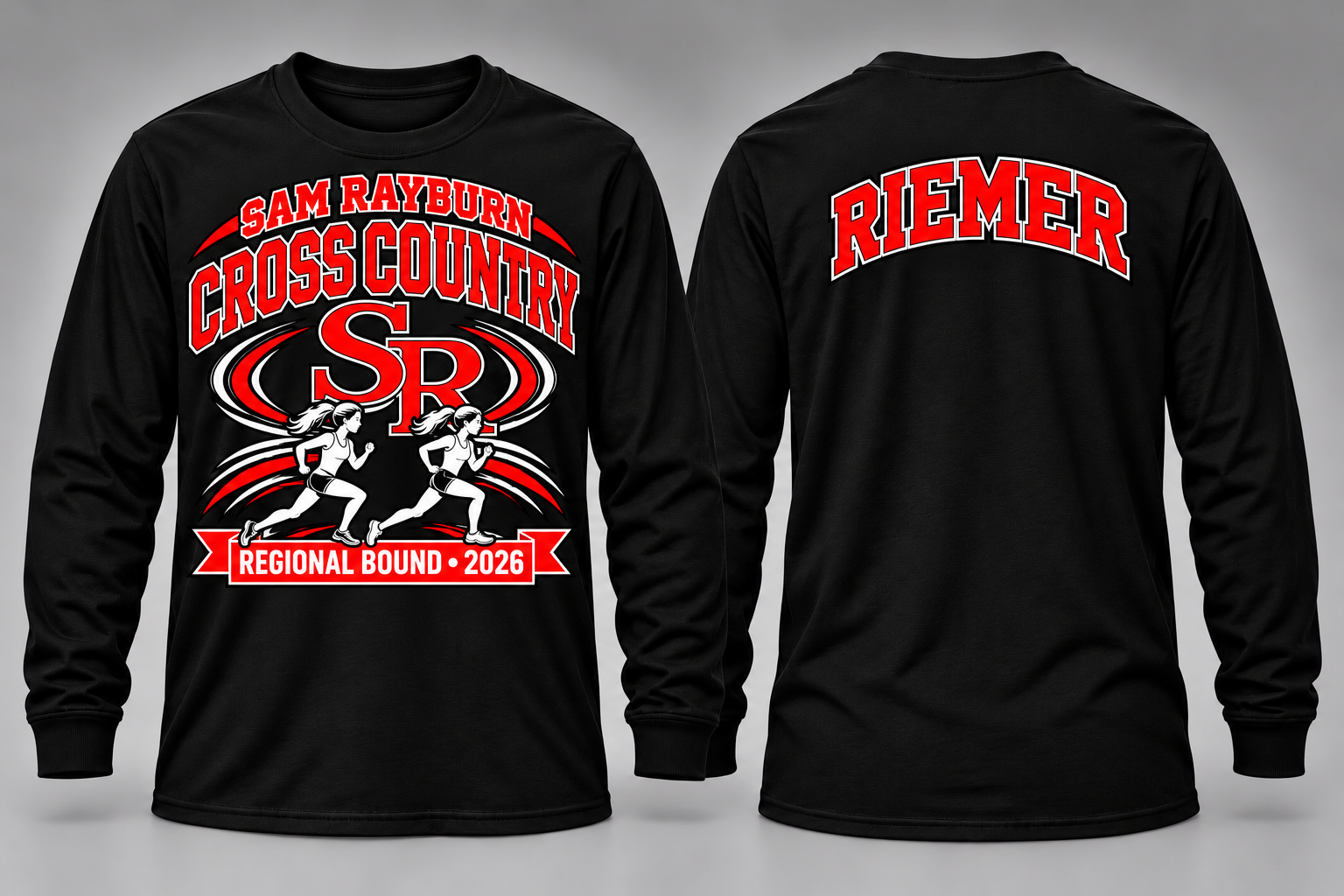 Sam Rayburn Cross Country 2026 Regional Shirt