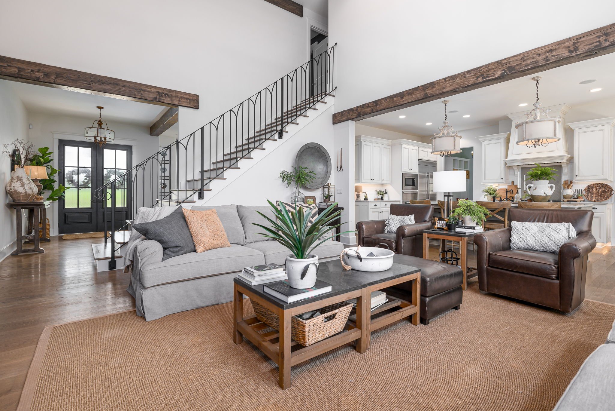 Living Room with Custom Beams.jpg