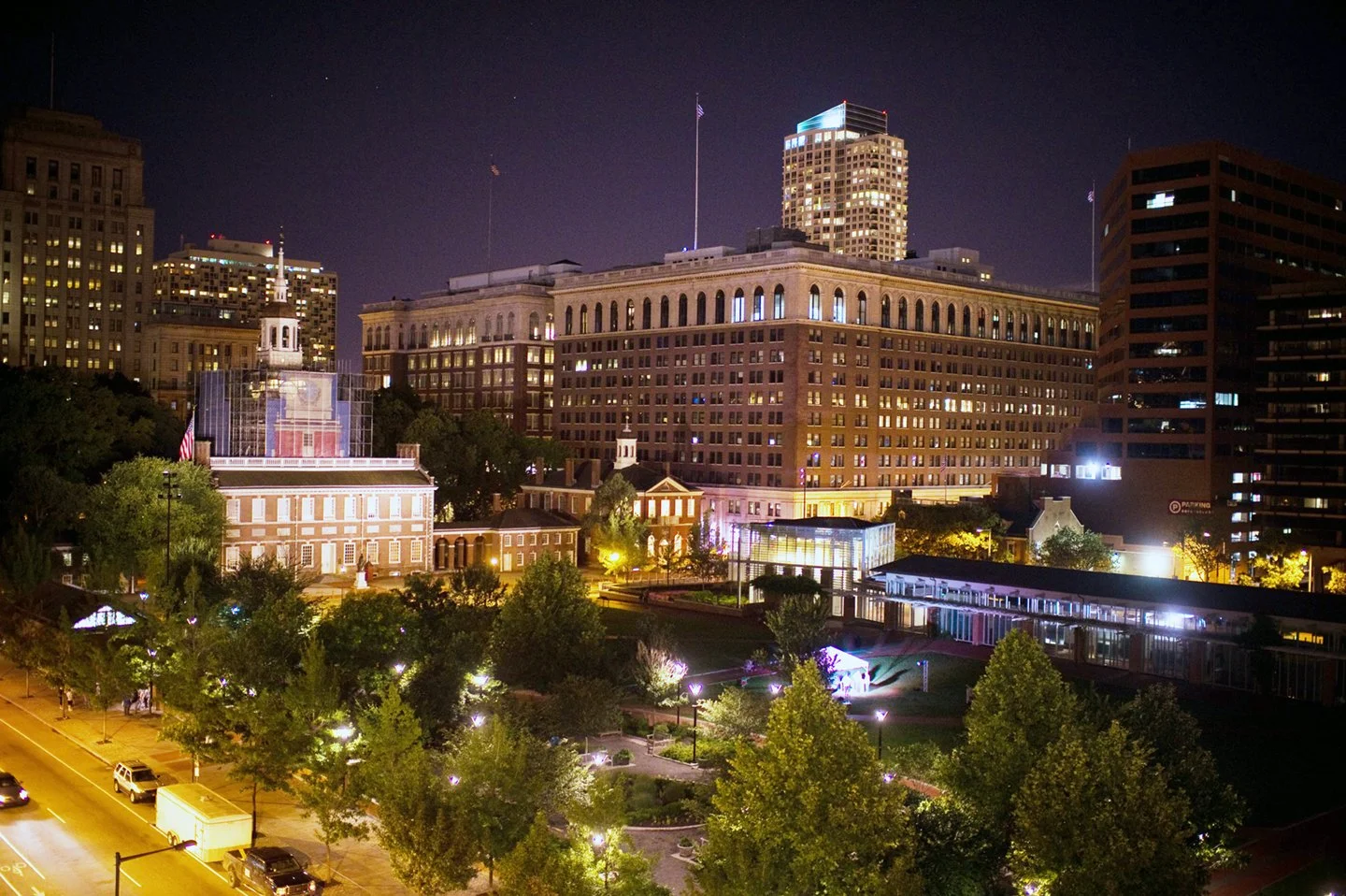 Large historic modern views Philadelphia venue independence avenue