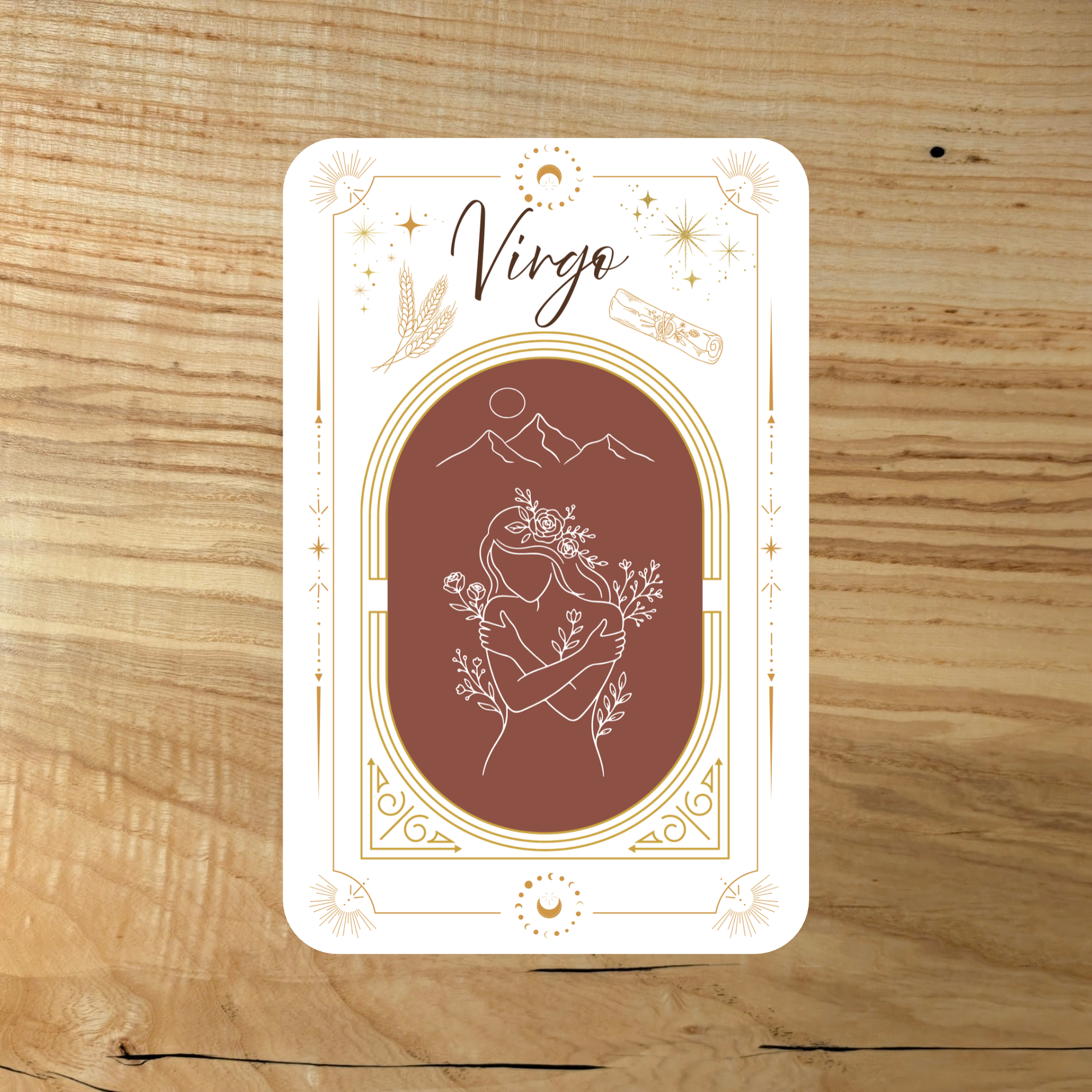 Virgo Altar Art Card 4 x 6