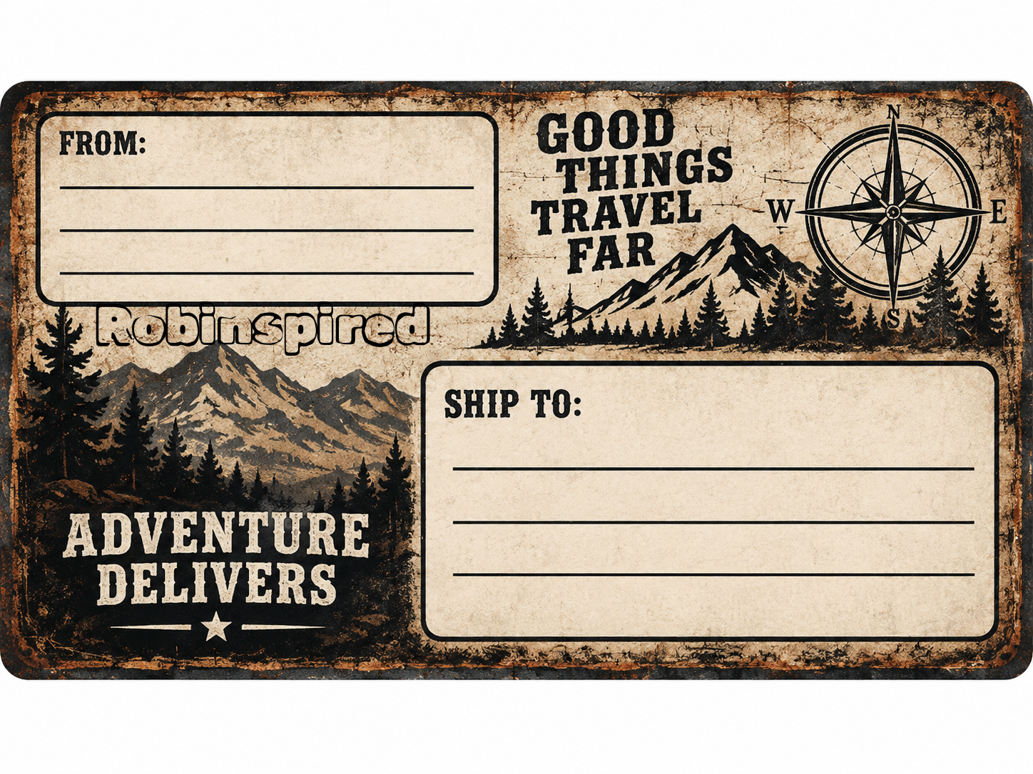 Adventure delivers Label