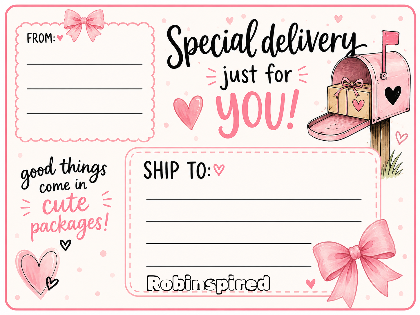Special Delivery Label