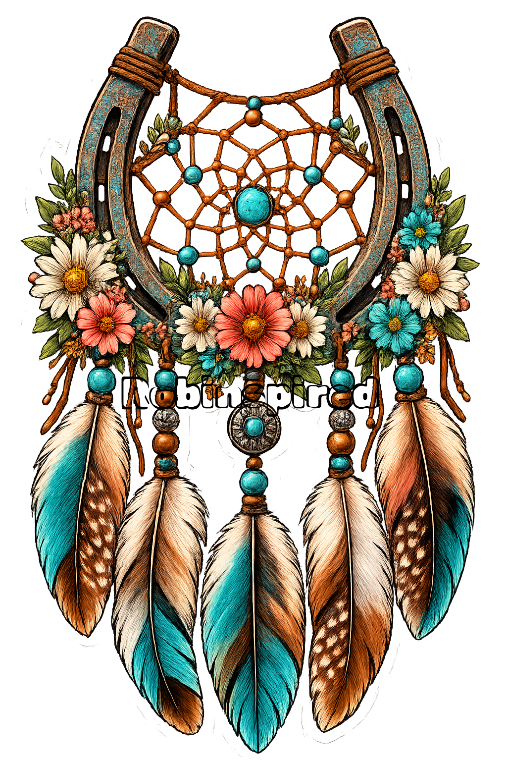 Horseshoe dream catcher