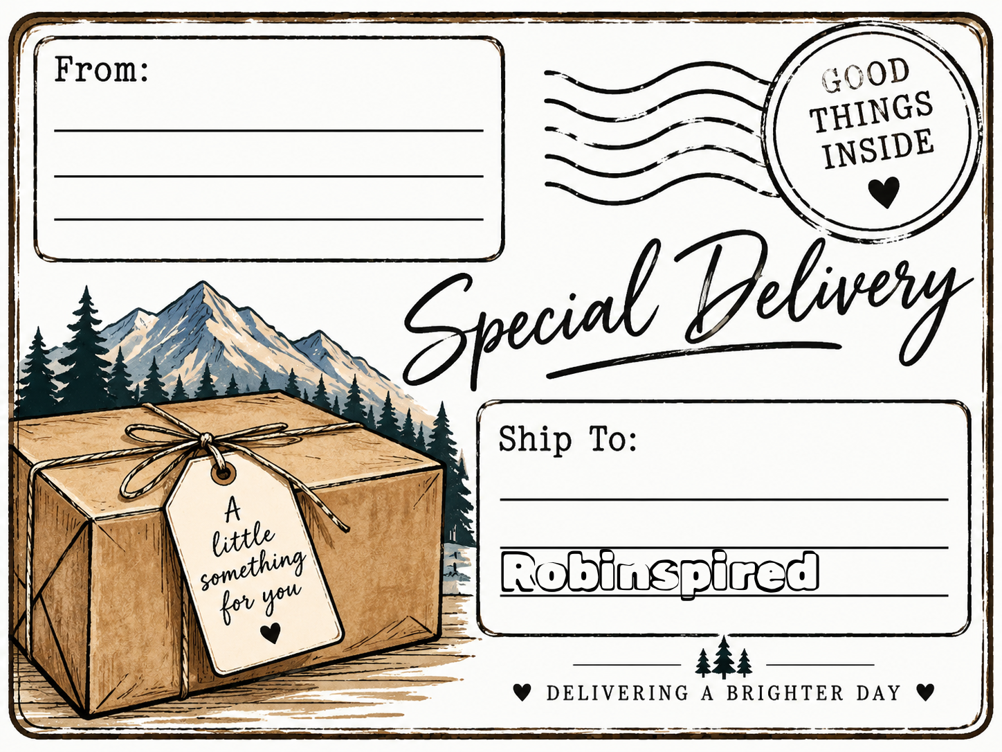 Special Delivery Label